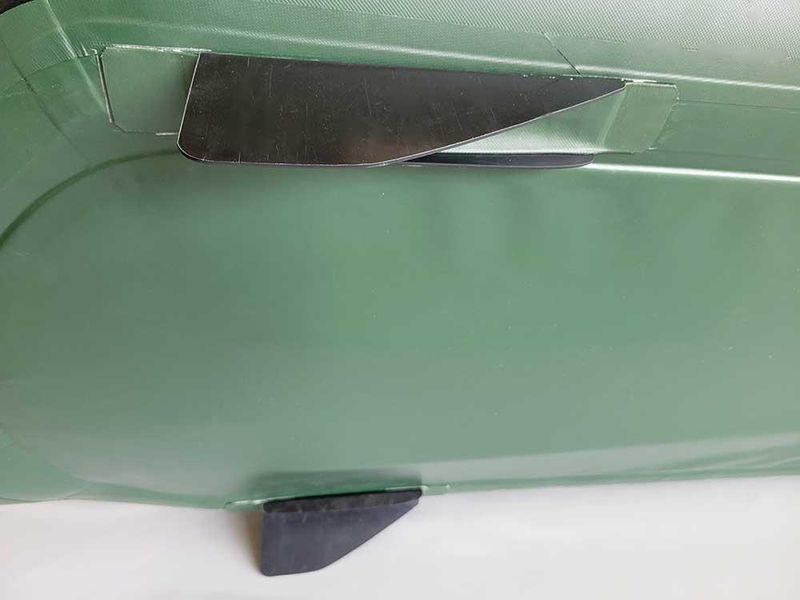 Надувний пакрафт Ладья ЛП-245 Каяк Комфорт хаки-чорний 7.1 кг для риболовлі та туризму ПВХ 850 г/м&sup2; 2522005066 фото