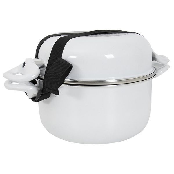 Кухонний набір Gimex Cookware Set induction 7 предметів White антипригарний 4-шарове покриття 24 см 3.5 мм 9 предметів DAS302018 фото
