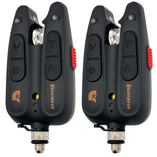 Набор сигнализаторов GLADIATOR BL1518 4+1 Black с пейджером Bluetooth и LED-подсветкой для рыбалки BL15184 фото