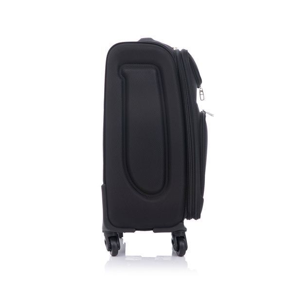 Валіза на колесах Semi Line T5961-1 чорний розширюваний 4 колеса 47 л 2.7 кг 600D Polyester кодовий замок DAS303651 фото