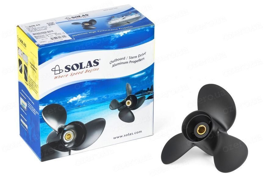 Винт гребной для лодочного мотора Tohatsu 9.25&times;11 63V-45943-00-EL SOLAS алюминиевый 3 лопасти 5111-093-11 ТА3x9.25x11RB фото