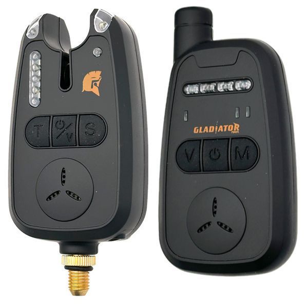 Набор сигнализаторов GLADIATOR RF298 4+1 Black с пейджером беспроводной до 200 м влагозащищенный RF2984 фото
