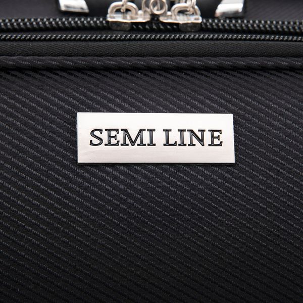 Чемодан Semi Line 28" (L) Черный (T5961-3) мягкий 99 литров 3.8 кг на 4-х колесах с боковой и верхней ручкой DAS303653 фото