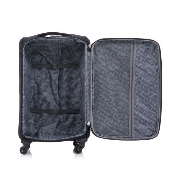 Чемодан Semi Line 28" (L) Черный (T5961-3) мягкий 99 литров 3.8 кг на 4-х колесах с боковой и верхней ручкой DAS303653 фото