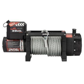 Лебедка электрическая X-BULL TW20000A стальной трос 20000 LBS 9072 кг 24 м 14 мм IP67 TW20000A фото
