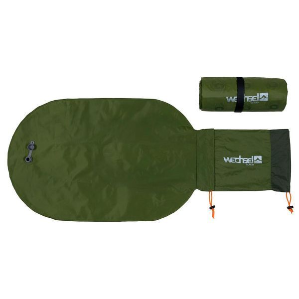 Надувний килимок Wechsel Glacio L 186 x 64 x 8 см TL Olive термоізоляційний 4 сезони R-value 3.7 DAS302768 фото