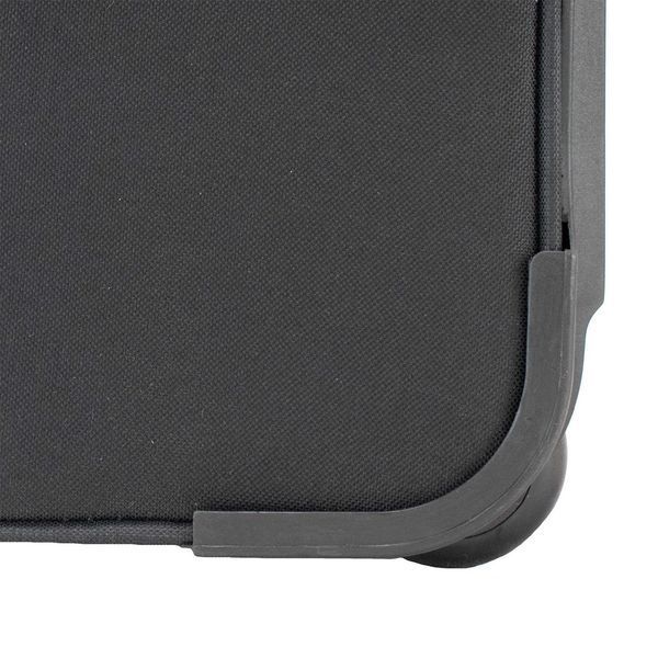 Чемодан Semi Line 25" M Черный T5601-3 | Средний 72 л Полиэстер 600D 2 колеса Защита углов DAS302287 фото