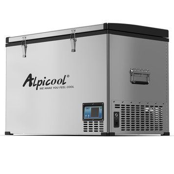 Компрессорный автомобильный холодильник Alpicool BD135 до -20℃ 135 л питание 12/24/220 В BD135AP фото
