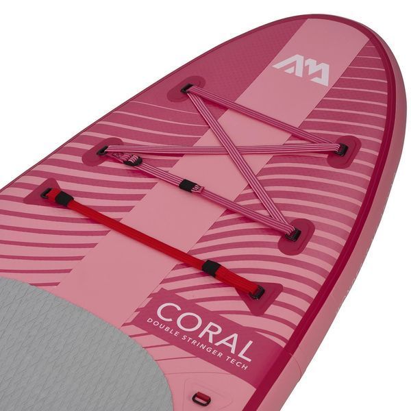 Доска надувная SUP board для плаванья с веслом Coral Raspberry &ndash; Advanced All-Around iSUP 3.1m/12cm BT-23COPR BT-23COPR фото