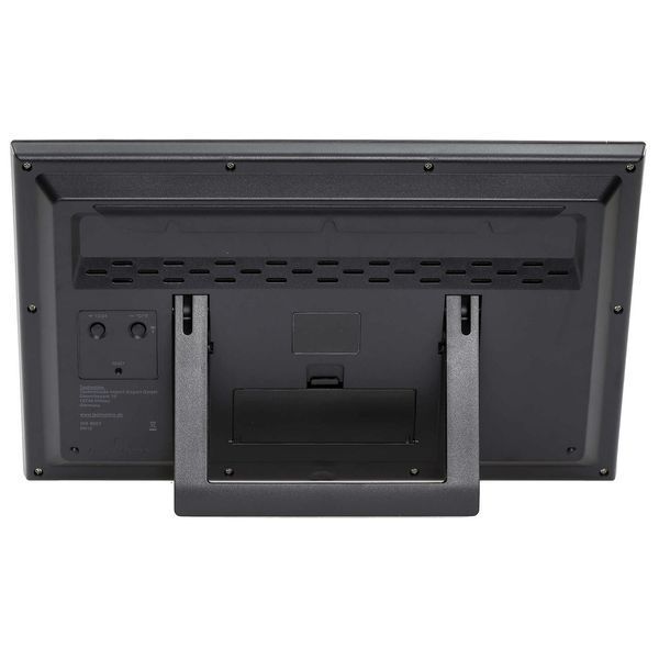 Настінні годинники Technoline WS8007 Black з будильником, термометром та календарем, великий чорний дисплей DAS301207 фото