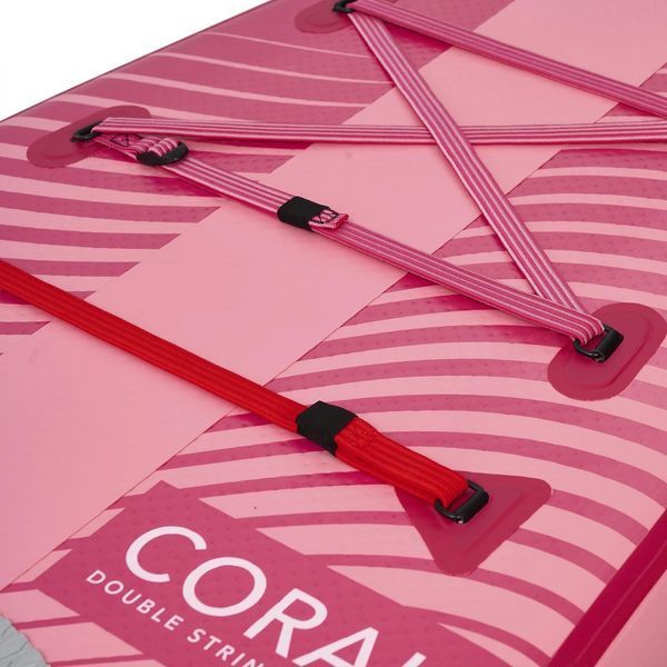 Доска надувная SUP board для плаванья с веслом Coral Raspberry &ndash; Advanced All-Around iSUP 3.1m/12cm BT-23COPR BT-23COPR фото