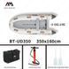 Надувная моторная лодка аэрдек пол 350 см Aqua-Marina BT-UD 350 BT-UD350 фото 2