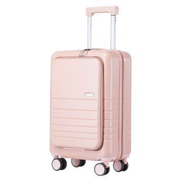 Чемодан Semi Line T5965-2 20" Бежевий 4 колеса USB порт 41 л 3.3 кг для ручної поклажі DAS303662 фото