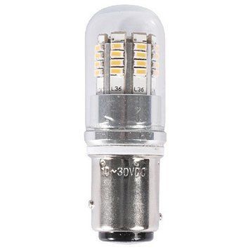 Лампа для лодки и катера LED BAY15D 12/24 В 25 Вт Osculati световой поток 240 Лм цветовая температура 3000 14.444.01 фото