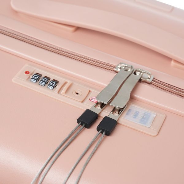 Чемодан Semi Line T5965-4 28" жесткий бежевый с USB-портом 112 л 5.5 кг для авиаперелетов DAS303664 фото