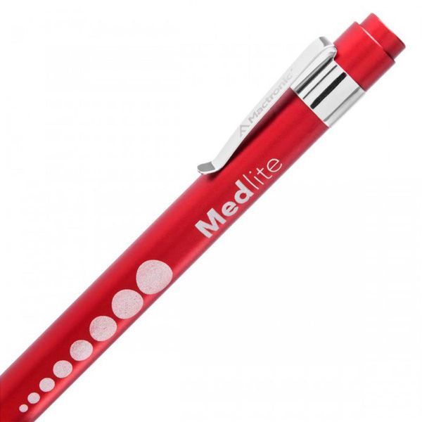 Профессиональный фонарь Mactronic Medlite PHH0081 ручной красный 10 лм влагозащита IPX2 35 г 130х12х12 мм DAS301726 фото