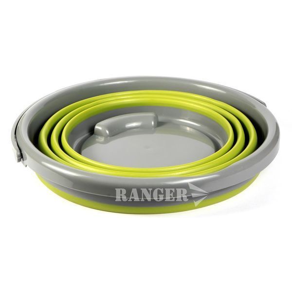 Складное ведро Ranger 10Л силиконовое компактное 10 л 600 г RA8852 фото