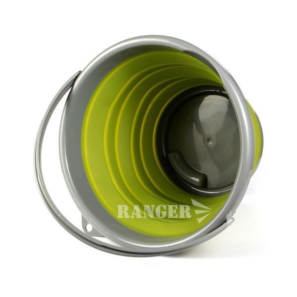 Складное ведро Ranger 10Л силиконовое компактное 10 л 600 г RA8852 фото