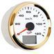 GPS спідометр для суден ECMS HMG3-WG-120KL 85мм золота рамка білий екран 0-120 км/год 902-00077 фото 1