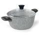 Кастрюля Flonal Dura Induction 4.3 л с крышкой Pyrex антипригарное покрытие Magma-Tech Plus для любых плит DAS301929 фото 1