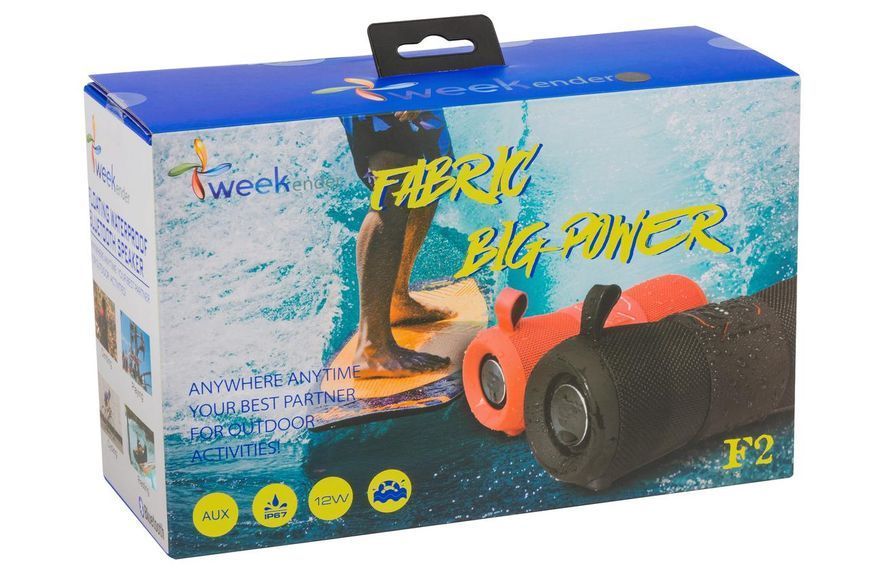 Водозахищений бумбокс Weekender F2 чорний для суден і катерів Bluetooth колонка IP67 12W F2 black фото