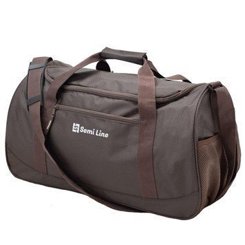 Сумка дорожня Semi Line 40 Brown A3043-6 водонепроникна 40 л 4 відділення 55х28х26 см 0.495 кг DAS303017 фото