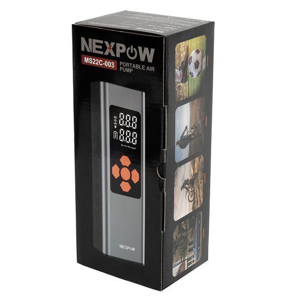Беспроводной компрессор с аккумулятором NEXPOW MS22C 6000 mAh 60W для авто и велосипедов MS22C фото