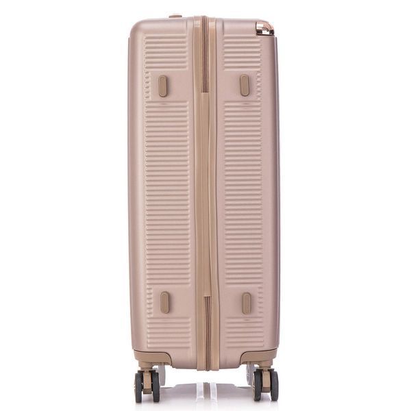 Чемодан Semi Line 28" L Шампань T5666-5 с кодовым замком, 4 колеса, ABS-пластик, 93 л для поездок DAS302652 фото