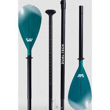 Весло для САП доски и каяка 3-4-секционное алюминий Aqua-Marina DUAL-TECH B0304614 B030461 фото