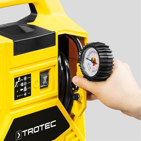 Компрессор Trotec PCPS 10-1100 поршневой безмасляный 1100 Вт рабочее давление 8 бар производительность 180 л DAS302811 фото