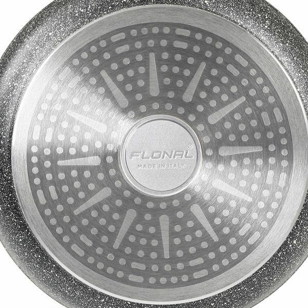 Каструля Flonal Pietra Lavica 2.4 л PLIC22080 антипригарна Magma-Tech для індукційних плит чорна DAS301945 фото