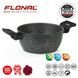 Каструля Flonal Pietra Lavica 2.4 л PLIC22080 антипригарна Magma-Tech для індукційних плит чорна DAS301945 фото 2