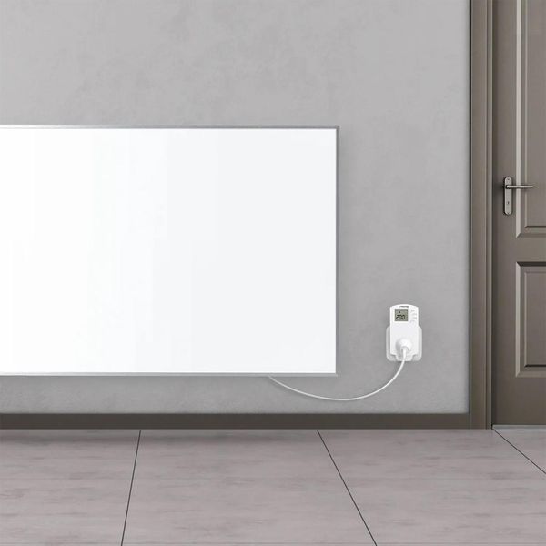 Інфрачервоний обігрівач панельний Тротек TIH 500 S 580W білий для настінного кріплення площа 10 м&sup2; IP54 DAS302837 фото