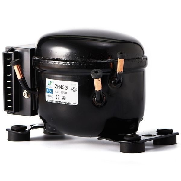 Компрессор для автохолодильника Anuodan ZH45G 12/24 Вольт R-134a мощность 12V/24V ANZH45G фото