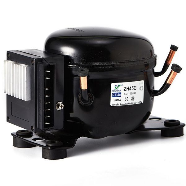 Компрессор для автохолодильника Anuodan ZH45G 12/24 Вольт R-134a мощность 12V/24V ANZH45G фото