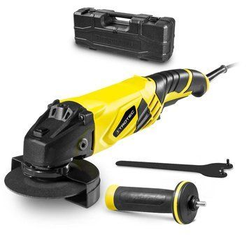 Шліфмашина кутова Trotec PAGS 10-125 1200Вт 12250об/хв кейс компактна для шліфування бетону дерева металу DAS302806 фото