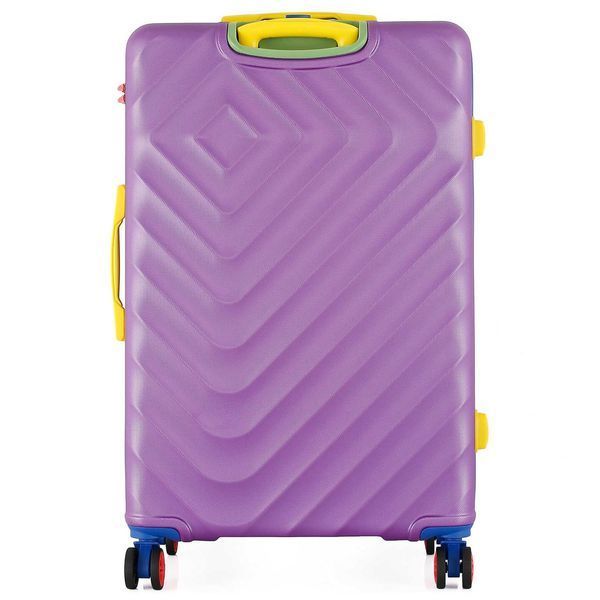 Чемодан Semi Line 28" L Фіолетовий T5804-3 з кодовим замком 100 л з ABS-пластика на 4 колесах для поїздок DAS303194 фото