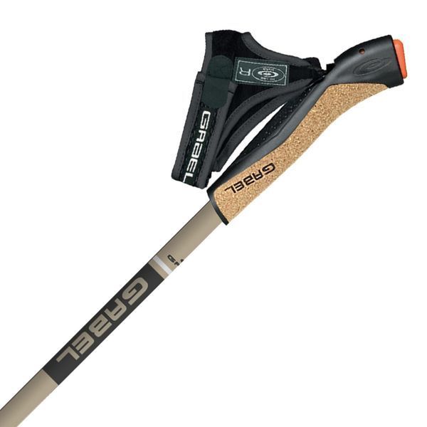 Палки для скандинавської ходьби Gabel Stretch Lite Sand 7008352621000 телескопічні легкі з алюмінію DAS301696 фото