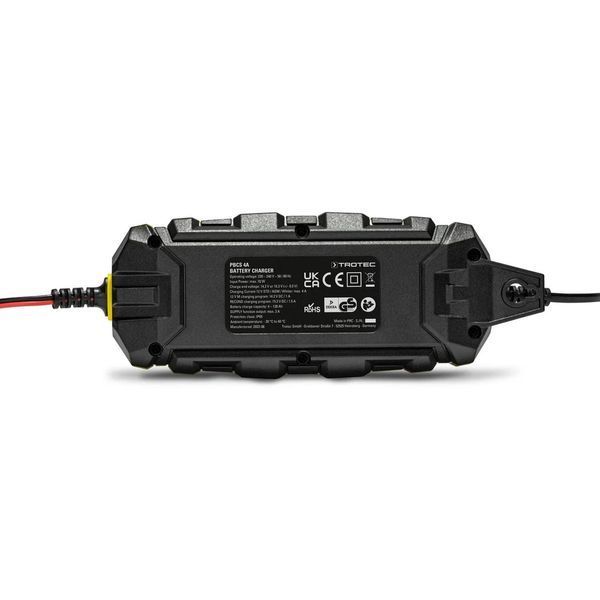 Зарядное устройство для автоаккумуляторов Trotec PBCS 4A 12V 4-120Ah с ЖК-экраном и 6 режимами DAS302834 фото