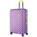 Чемодан Semi Line 28" L Фіолетовий T5804-3 з кодовим замком 100 л з ABS-пластика на 4 колесах для поїздок DAS303194 фото 1