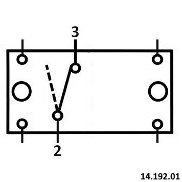 Выключатель клавишный CARLING SWITCH Contura II IP56 ON-OFF 4 клеммный водонепроницаемый для палубного 14.192.01 фото