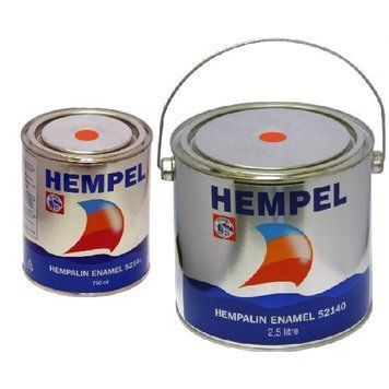 Фарба для суден HEMPALIN ENAMEL світло-оранжева 0.75/2.5 л Hempel 52140-53240 фото
