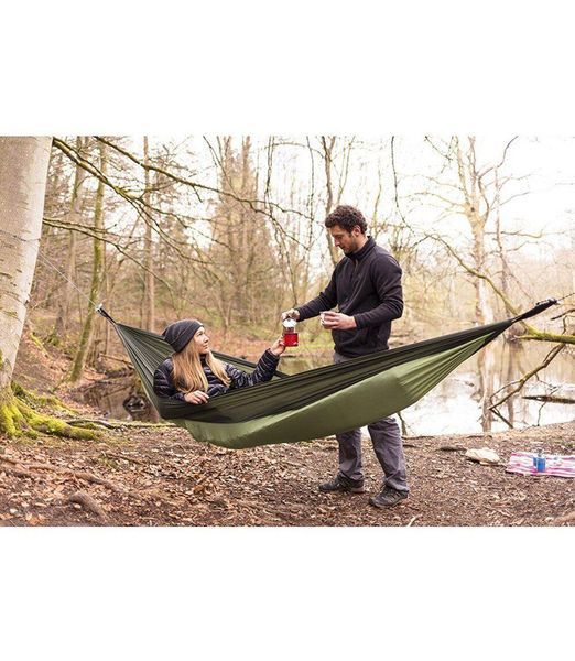 Гамак Amazonas Silk Traveller Thermo Зелений 275х140 см Ripstop Nylon 200 кг 550 г AZ-1030185 фото