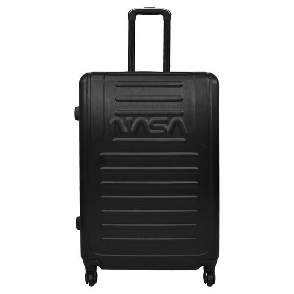 Чемодан Semi Line 24" M NASA Чорний T5800-2 жорсткий ABS-пластик 64 л 4 колеса кодовий замок DAS303036 фото