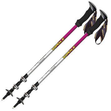 Трекингові палки Vipole Trekker S25 11 телескопічні Alu 7075-T6-F56 для хайкінгу 3 секції 135 см 235 г DAS303452 фото