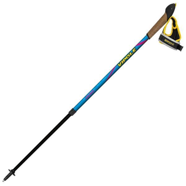 Палиці для скандинавської ходьби Vipole Vario Novice Blue/Violet телескопічні 2 секції вага 219 г довжина 90-130 см DAS303391 фото