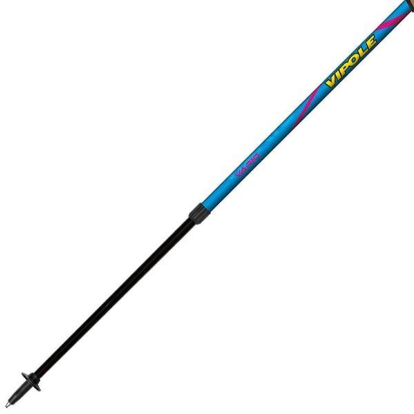 Палиці для скандинавської ходьби Vipole Vario Novice Blue/Violet телескопічні 2 секції вага 219 г довжина 90-130 см DAS303391 фото