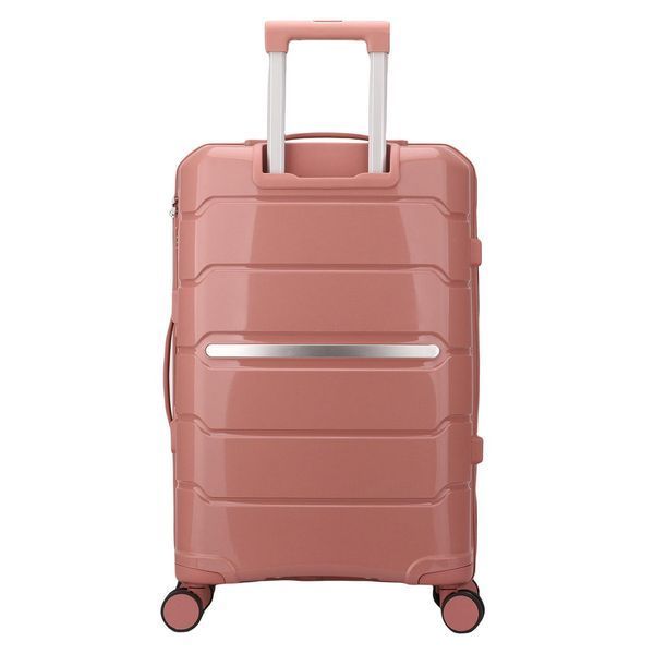 Чемодан Semi Line 24" M Розовый T5836-2 полипропилен 4 колеса кодовый замок 63 л для поездок DAS303210 фото
