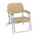 Сиденье алюминиевое судовое в лодку катер и яхту Aluminum Folding Chair песочное складное новое для яхт и 75147S фото 1