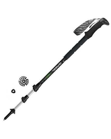 Треккинговые палки Gabel Mont Blanc Tour Light Black телескопические 3 секции алюминиевые 272 г 66-144 см DAS303672 фото